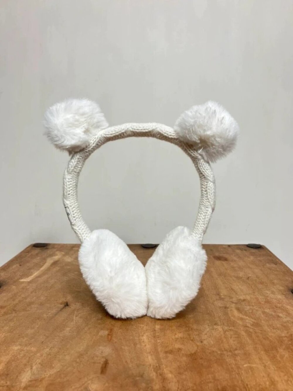Disney Winnie The Pooh Earmuffs Winter Outdoor Warmer Ears Cable Knit Cute